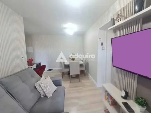 Apartamento 3 quartos e 1 banheiro, à venda, no bairro Jardim Carvalho em Ponta Grossa