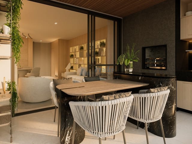 Apartamento com 121m² 2 quartos e 3 banheiros, à venda, no bairro Água Verde em Curitiba