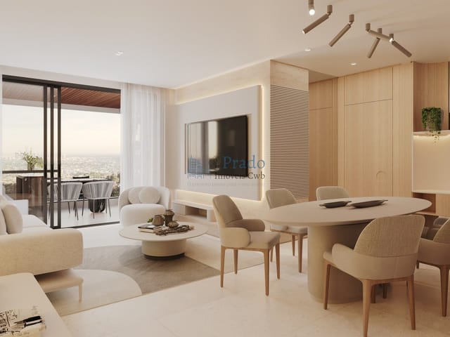Apartamento com 169m² 3 quartos e 5 banheiros, à venda, no bairro Água Verde em Curitiba