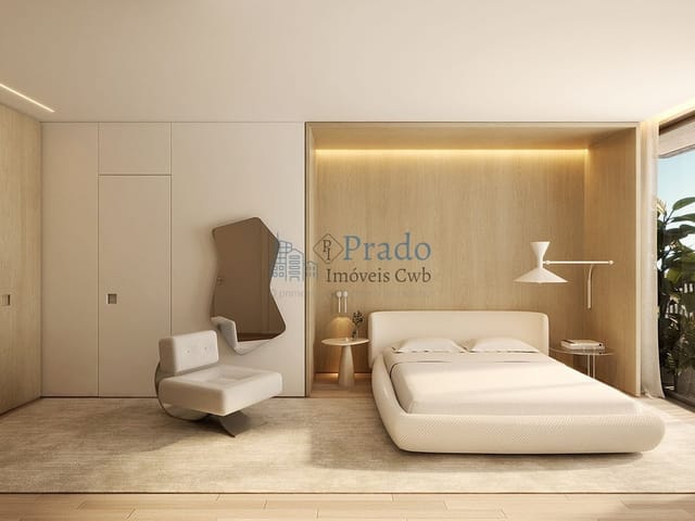 Apartamento com 228m² 3 quartos e 5 banheiros, à venda, no bairro Juvevê em Curitiba