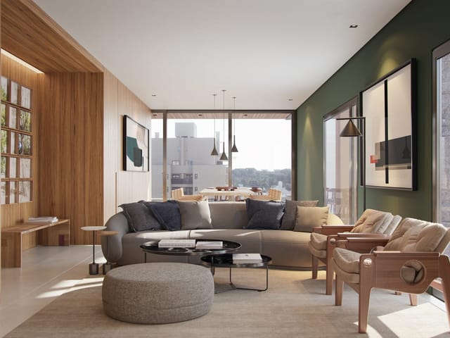 Apartamento 2 quartos e 3 banheiros, à venda, no bairro Bigorrilho em Curitiba