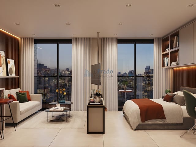 Studio com 32m² 1 quarto e 1 banheiro, à venda, no bairro Centro em Curitiba