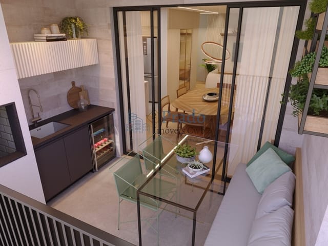 Apartamento com 121m² 2 quartos e 3 banheiros, à venda, no bairro Tarumã em Curitiba