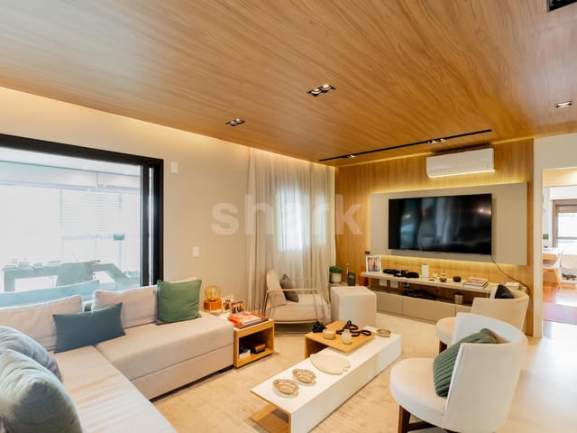 Apartamento com 178m² 3 quartos e 5 banheiros, à venda, no bairro Brooklin em São Paulo