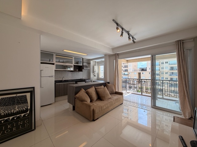 Apartamento 1 quarto e 1 banheiro, para alugar, no bairro Alphaville Conde II em Barueri