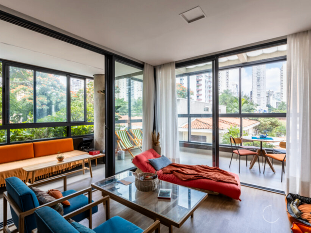 Apartamento com 141m² 2 quartos e 3 banheiros, à venda, no bairro Brooklin Paulista em São Paulo