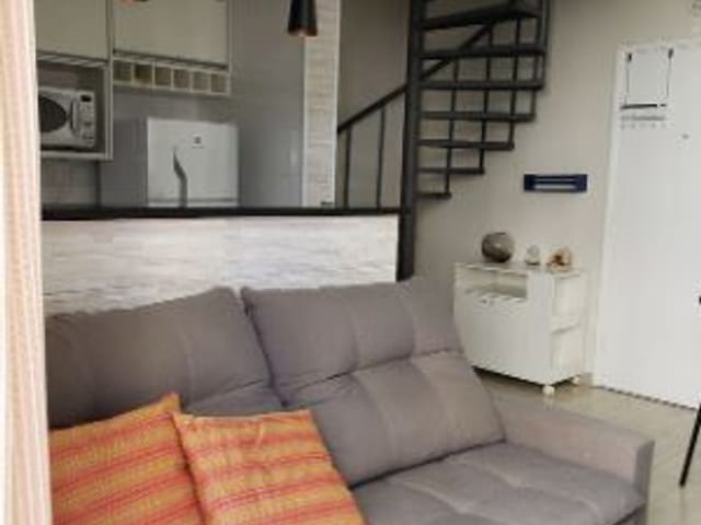 Foto do Apartamento - Apartamento Duplex com 1 dormitório para alugar, 50 m² por R$ 1.500,00/mês - Vila Adyana - São José dos Campos/SP | RUSSI IMÓVEIS