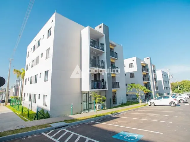 Apartamento 2 quartos e 1 banheiro, à venda, no bairro Jardim Carvalho em Ponta Grossa