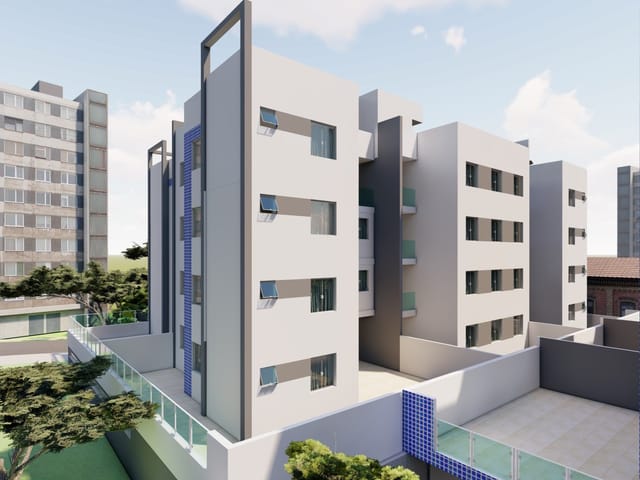 Foto do Apartamento - Apartamento área privativa, 3 quartos com suíte, 2 vagas cobertas e demarcadas, à venda, Santa Branca, Belo Horizonte, MG | Deltalar Imóveis
