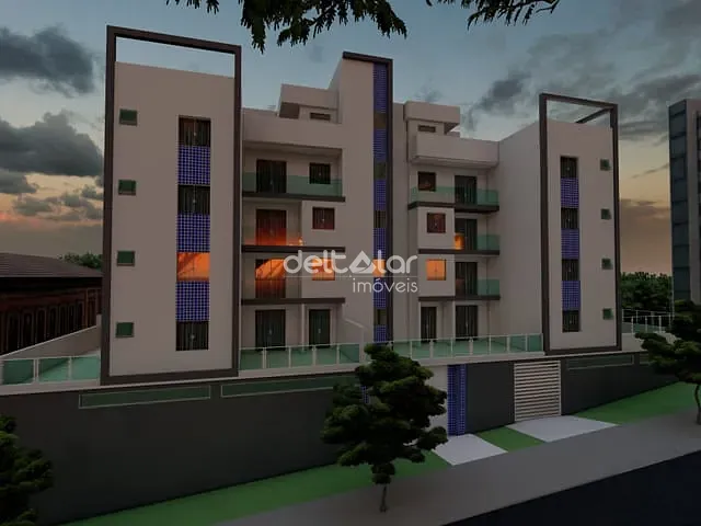 Apartamento 3 quartos e 2 banheiros, à venda, no bairro Santa Branca em Belo Horizonte