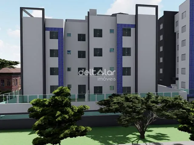 Apartamento 3 quartos e 2 banheiros, à venda, no bairro Santa Branca em Belo Horizonte