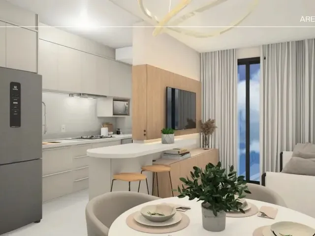 Apartamento 2 quartos e 1 banheiro, para alugar, no bairro Ecoville em Curitiba