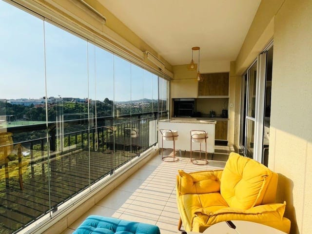 Apartamento com 144m² 3 quartos e 4 banheiros, à venda ou para alugar, no bairro Alphaville em Santana de Parnaíba