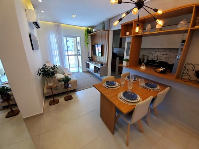 Apartamento com 56m² 2 quartos e 1 banheiro, à venda, no bairro Parque Santo Antônio em Taubaté