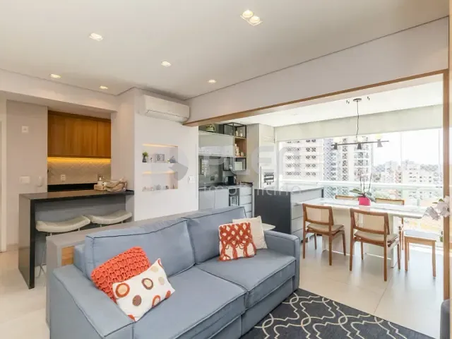 Apartamento com 84m² 2 quartos e 3 banheiros, à venda, no bairro Jardim Paraíso em São Paulo