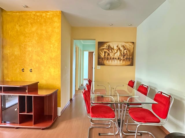 Foto do Apartamento - Apartamento para locação mobiliado com 3 quartos (1 suíte)  e duas vagas cobertas, Planalto, Belo Horizonte, MG | Deltalar Imóveis