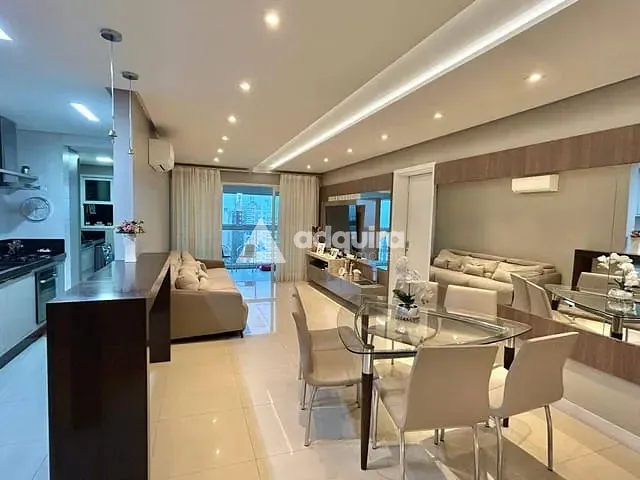 Apartamento com 192m² 3 quartos e 2 banheiros, à venda, no bairro Centro em Ponta Grossa