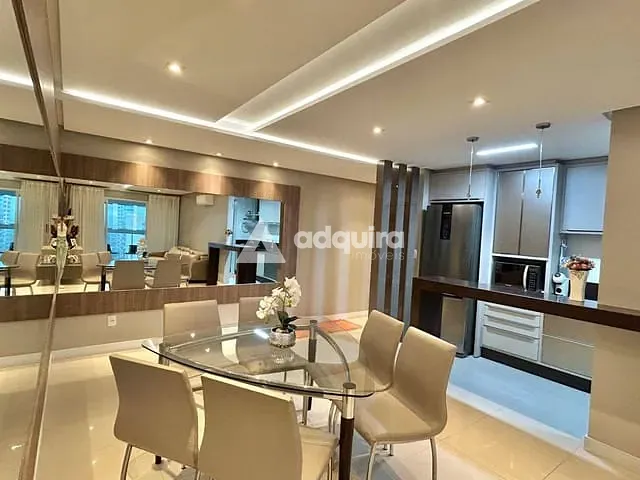 Apartamento com 192m² 3 quartos e 2 banheiros, à venda, no bairro Centro em Ponta Grossa