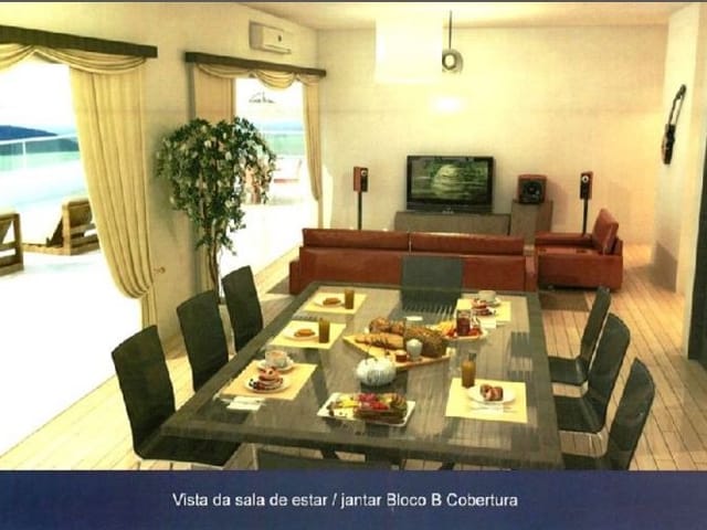 Apartamento com 144m² 3 quartos e 4 banheiros, à venda, no bairro Itaguá em Ubatuba