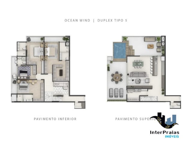 Apartamento com 259m², à venda, no bairro Praia Brava em Itajaí