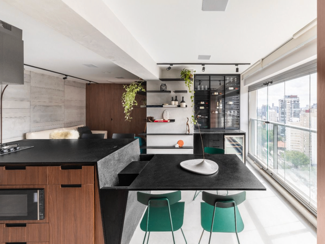 Apartamento 1 quarto e 2 banheiros, para alugar, no bairro Jardim América em São Paulo