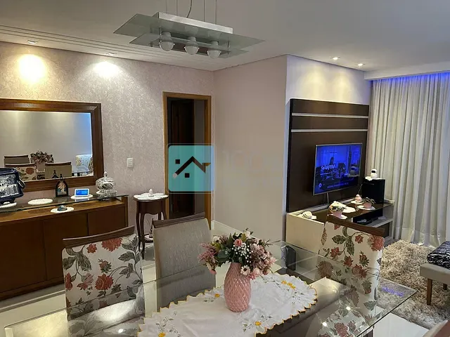Apartamento 3 quartos e 3 banheiros, à venda, no bairro Parque Residencial Aquarius em São José dos Campos