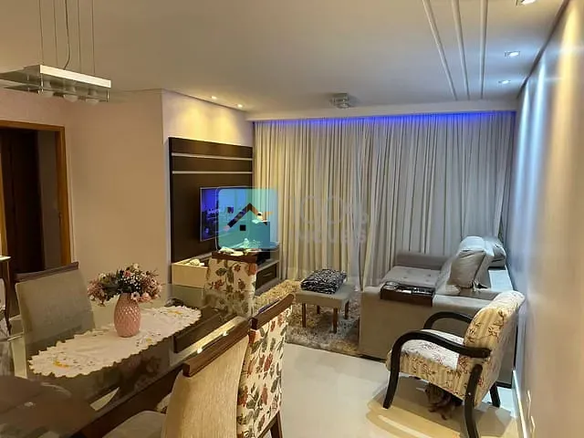 Apartamento 3 quartos e 3 banheiros, à venda, no bairro Parque Residencial Aquarius em São José dos Campos