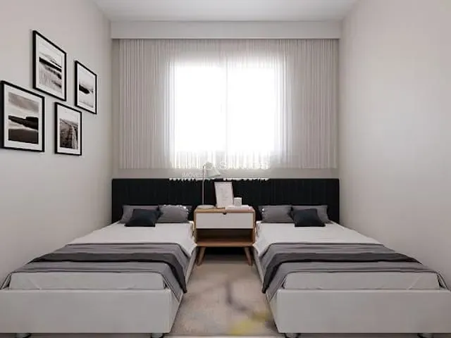 Apartamento 2 quartos e 1 banheiro, à venda, no bairro Caguaçu em Sorocaba