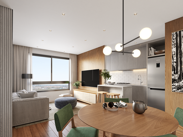 Apartamento com 68m² 2 quartos e 2 banheiros, à venda, no bairro Parque Una em Pelotas