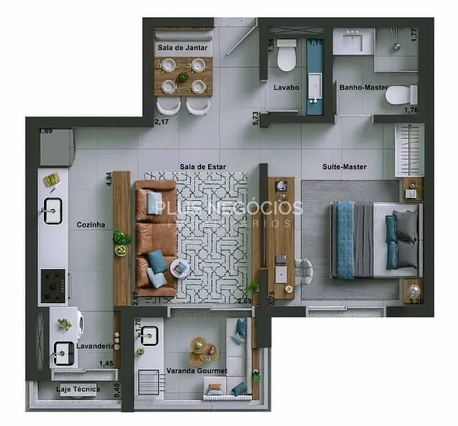 Apartamento, 2 quartos, 55 m² - Foto 5