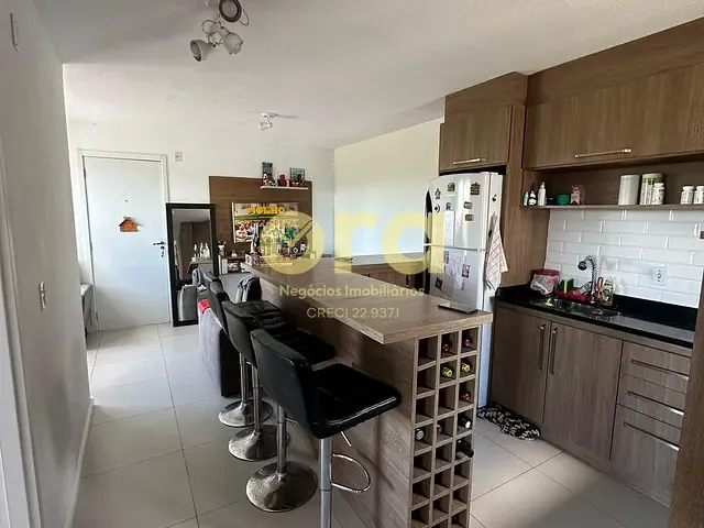Apartamento com 57m² 2 quartos e 1 banheiro, à venda, no bairro Areal em Pelotas
