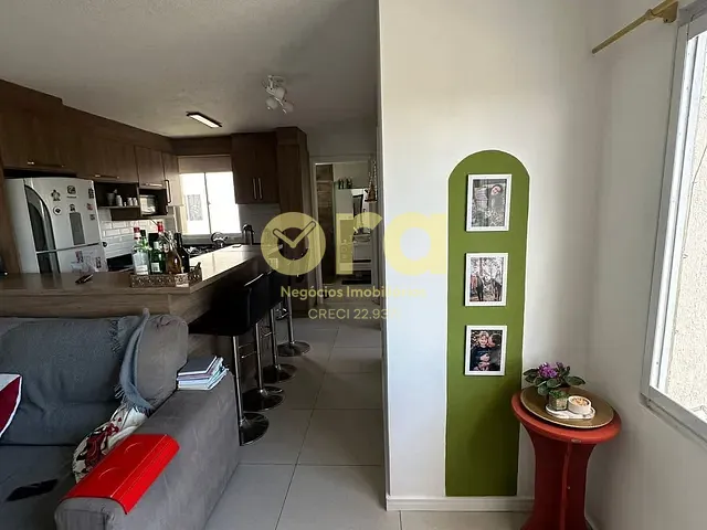 Apartamento com 57m² 2 quartos e 1 banheiro, à venda, no bairro Areal em Pelotas