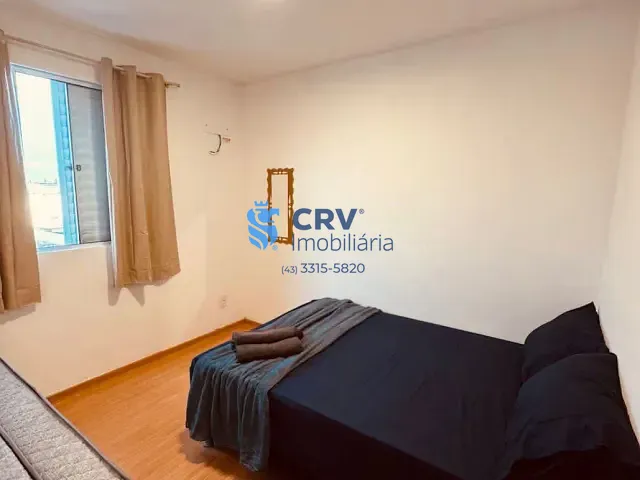 Apartamento 2 quartos e 1 banheiro, para alugar, no bairro Chácara Manella em Cambé