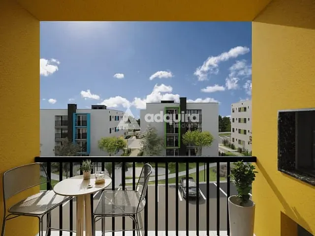 Apartamento 2 quartos e 1 banheiro, à venda, no bairro Uvaranas em Ponta Grossa