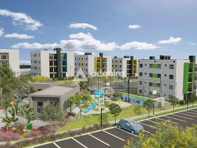 Apartamento 2 quartos e 1 banheiro, à venda, no bairro Uvaranas em Ponta Grossa