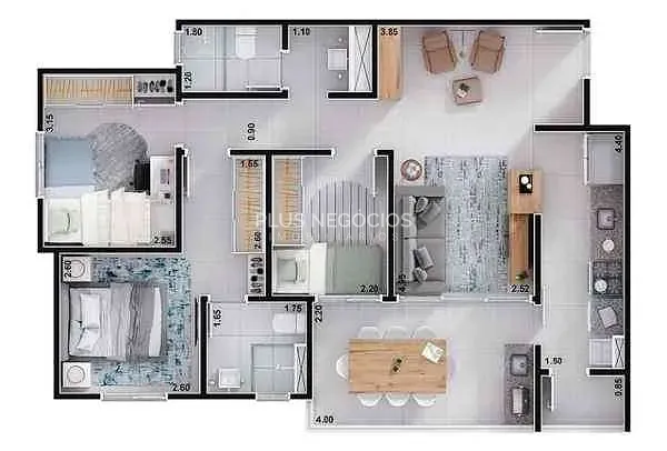Apartamento, 2 quartos, 60 m² - Foto 18