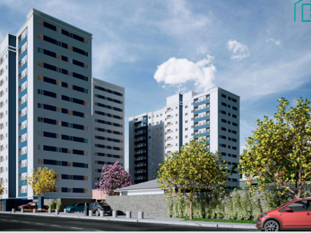 Apartamento 2 quartos e 1 banheiro, à venda, no bairro Jardim Gurilândia em Taubaté