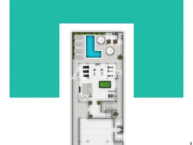 Apartamento 2 quartos e 1 banheiro, à venda, no bairro Boa Vista em Ponta Grossa