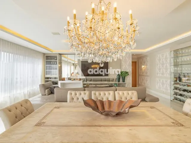 Apartamento com 338m² 4 quartos e 5 banheiros, à venda, no bairro Centro em Ponta Grossa