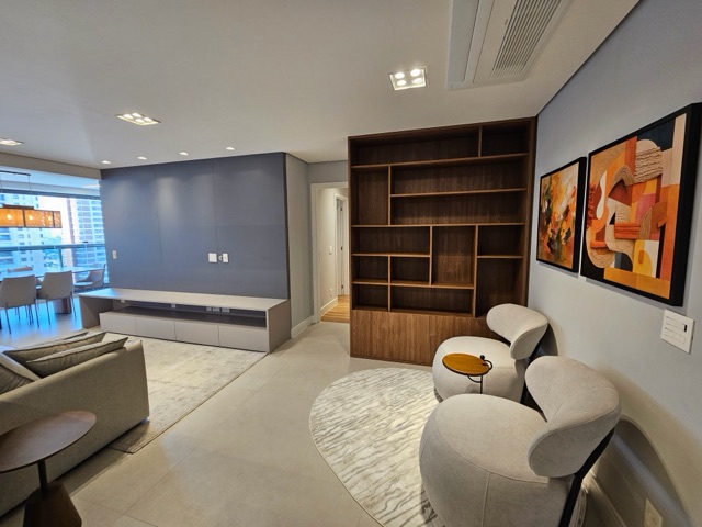 Apartamento com 123m² 3 quartos e 4 banheiros, para alugar, no bairro Sítio Tamboré Alphaville em BARUERI