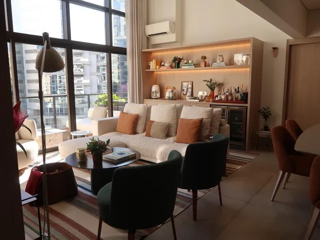 Apartamento com 100m² 1 quarto e 3 banheiros, à venda, no bairro Jardim Paulistano em São Paulo