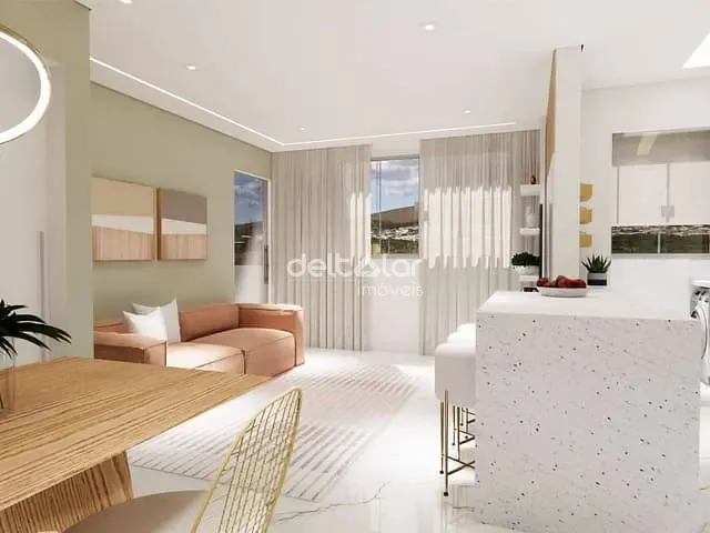 Apartamento 2 quartos e 1 banheiro, à venda, no bairro Heliópolis em Belo Horizonte