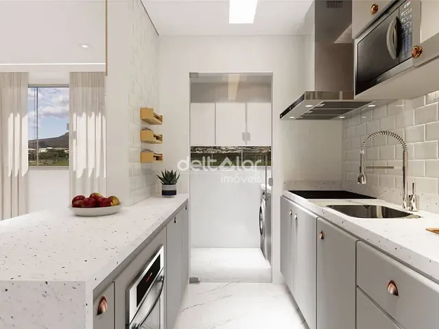 Apartamento 2 quartos e 1 banheiro, à venda, no bairro Heliópolis em Belo Horizonte