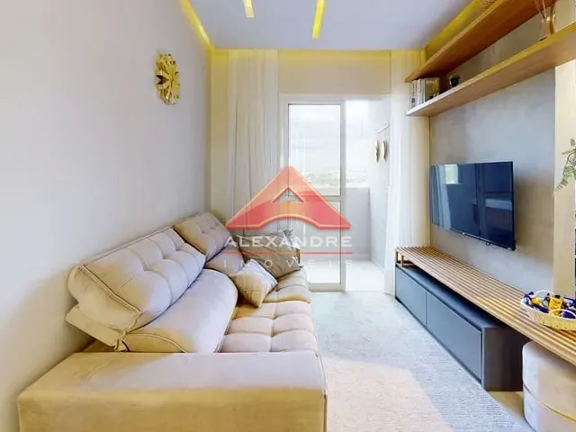 Apartamento com 52m² 2 quartos e 2 banheiros, à venda, no bairro Parque Residencial Flamboyant em São José dos Campos