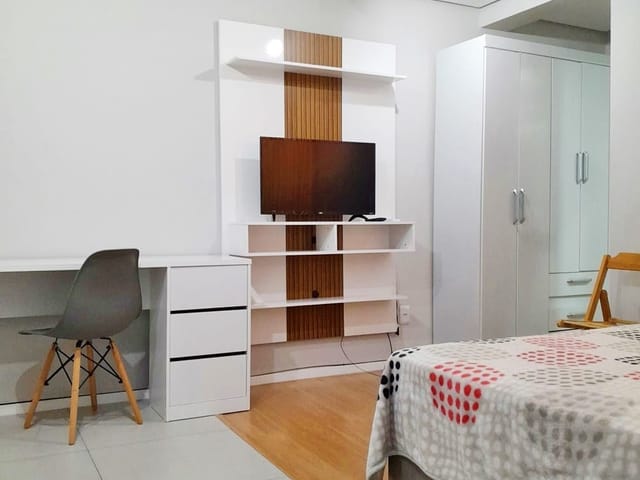 Foto do Apartamento - Apartamento à venda no Centro em Pelotas - 33m², conceito studio integrado, decorado e com planejados. ON1 Residence | ora Negócios Imobiliários