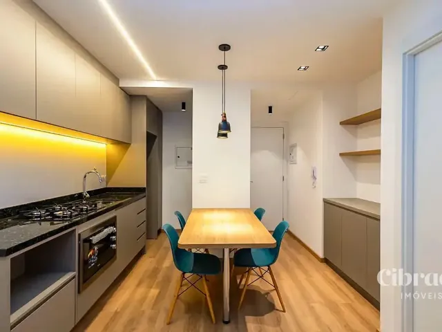 Apartamento 1 quarto e 1 banheiro, para alugar, no bairro Campina do Siqueira em Curitiba