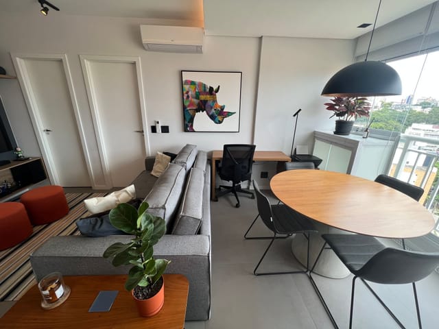 Foto do Apartamento - Apartamento à venda em Vila Madalena com 39 m², 1 quarto, 1 suíte, 1 vaga | Vista Livre