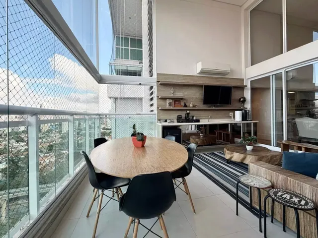 Apartamento 3 quartos e 4 banheiros, à venda, no bairro Brooklin Paulista em São Paulo