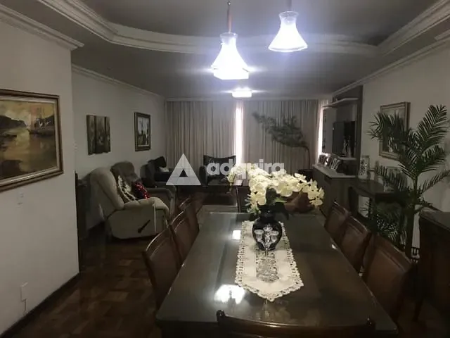 Apartamento 3 quartos e 3 banheiros, à venda, no bairro Centro em Ponta Grossa