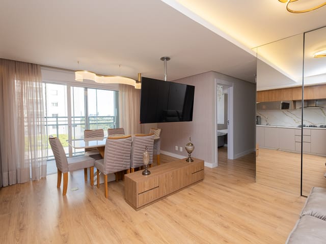 Apartamento 3 quartos e 2 banheiros, à venda ou para alugar, no bairro Areal em Pelotas